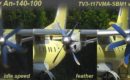 propeller feather on antonov 140