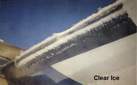 clear icing on aircraft