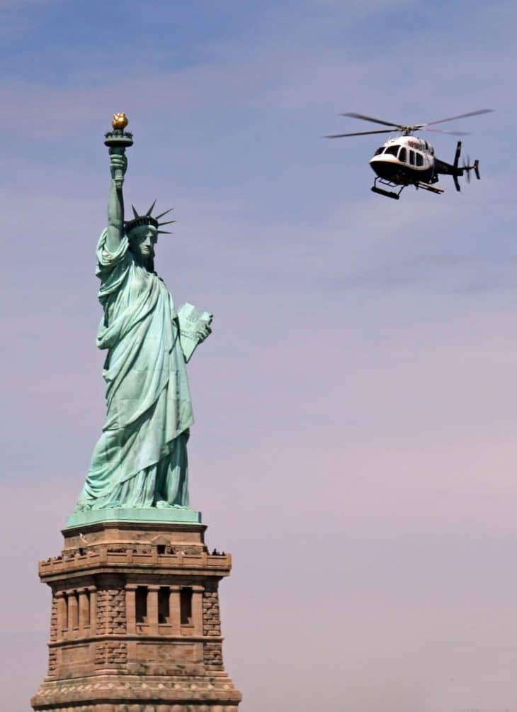 Statue of Liberty Helicopter