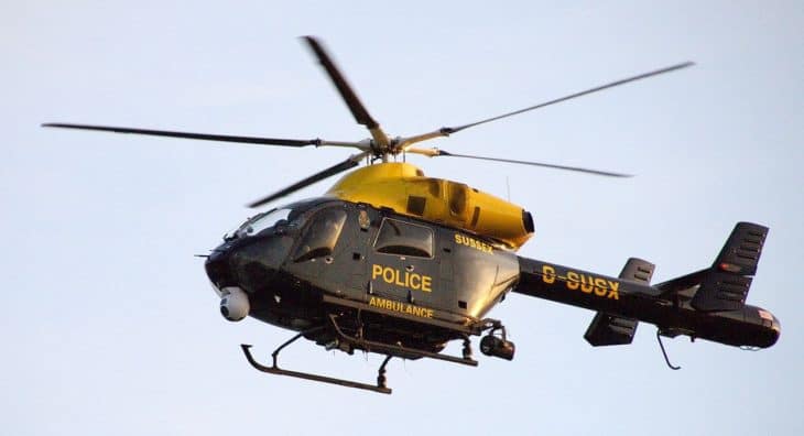 Sussex (UK) Police helicopter H900