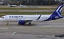 Aegean Airbus A320neo side view