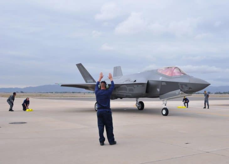 Japanese F 35 at Luke Air Force Base Arizona