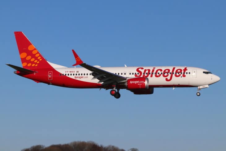 Boeing 737 MAX 8 Spicejet