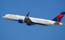 Delta Boeing 757 200 N67171 rises from LAX