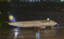 Lufthansa Boeing 737 300 night time
