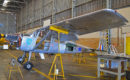 Cessna A.185E Skywagon 748 under maintenance in the South African Air Force Historic Flight hangar at Swartkop AFB Pretoria South Africa