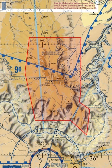 Dragon Bravo Fire FAA Temporary Flight Restriction Map