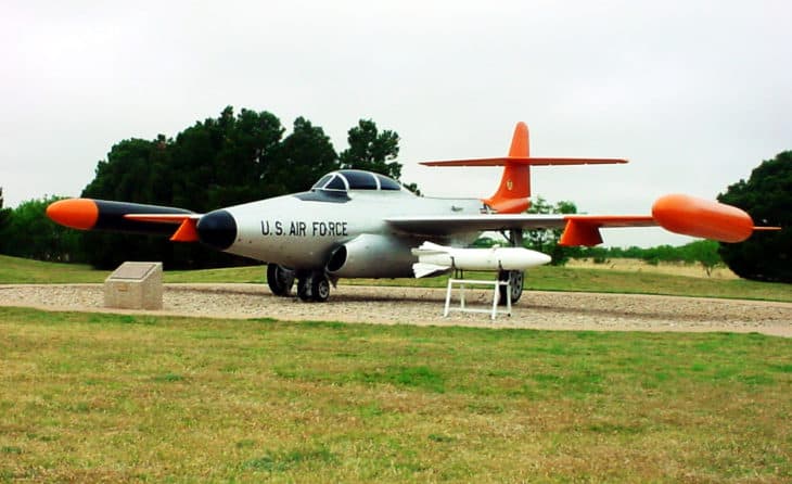 U.S. Air Force Northrop F 89H Scorpion sn 54 0298 on display at Dyess Linear Air Park Dyess Air Force Base Texas