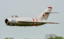 A MiG 17 performing a low pass at Take to the Skies Airfest 2016