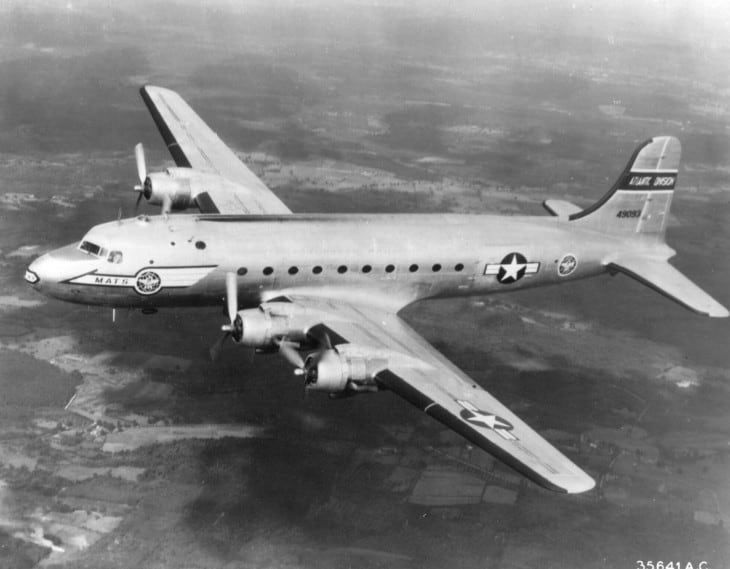 A USAF C-54 Skymaster