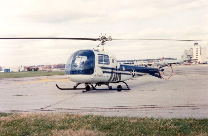 Bell UH 13J Sioux at the National Museum of the United States Air Force.