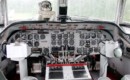 Cockpit of a Douglas C 54E Skymaster.