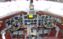 Cockpit of the aircraft DC 3 N34