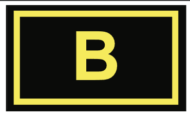 Location Sign Taxiway Bravo