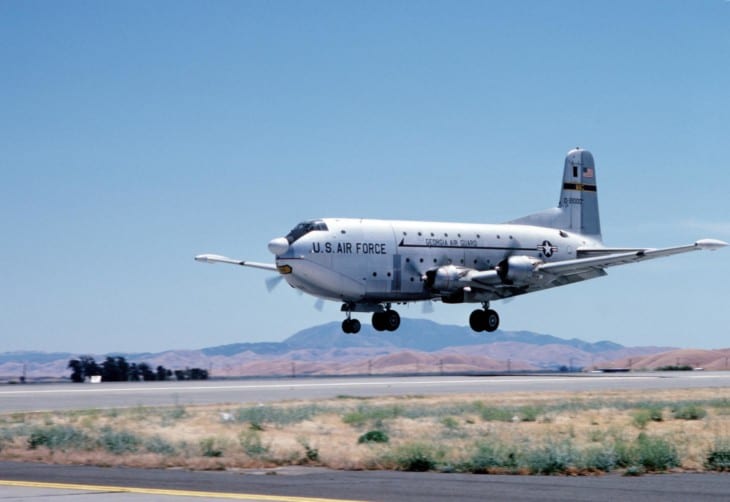 U.S. Air Force Douglas C 124C Globemaster II Landing