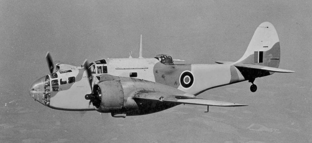 Royal Air Force Martin Baltimore IV bomber.