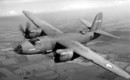 USAF B 26B bomber in flight.