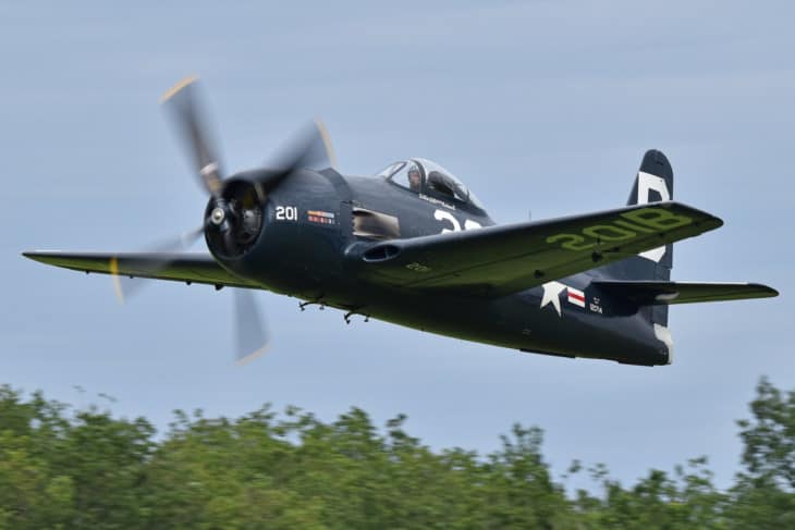 Grumman F8F 2P Bearcat ‘121714 B 201