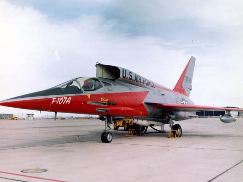 North American F-107 · History, Technical Data & Photos · AeroCorner