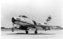 North American FJ 3 F 1C Fury of VF 51 is taking off