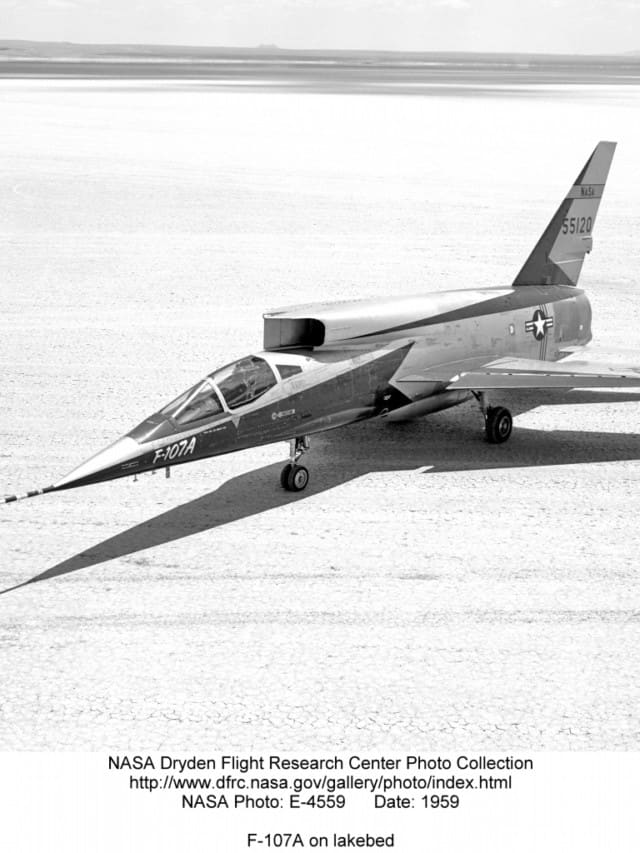 North American F-107 · History, Technical Data & Photos · AeroCorner