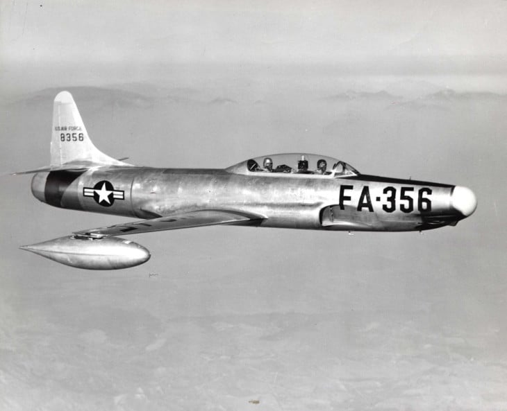 U.S. Air Force Lockheed YF 94A in flight.