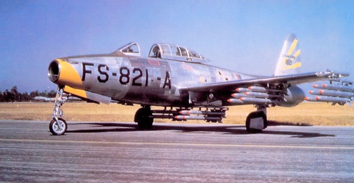 31st Fighter Escort Wing Republic F 84G 1 RE Thunderjet