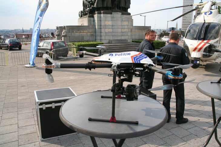 Belgian police drone