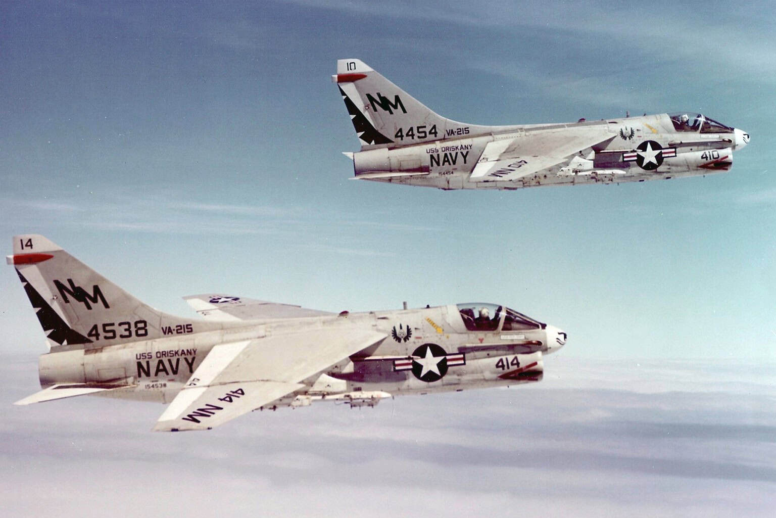 Maquette Avion LTV A-7E Corsair II US Navy 1980 VA-37 - Hachette 1:100 CP41