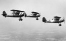 U.S. Navy Vought SBU 1 dive bombers of scouting squadron VS 42.
