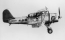 Vought SBU 1 of VS 41 in flight over the Atlantic Ocean. 1940