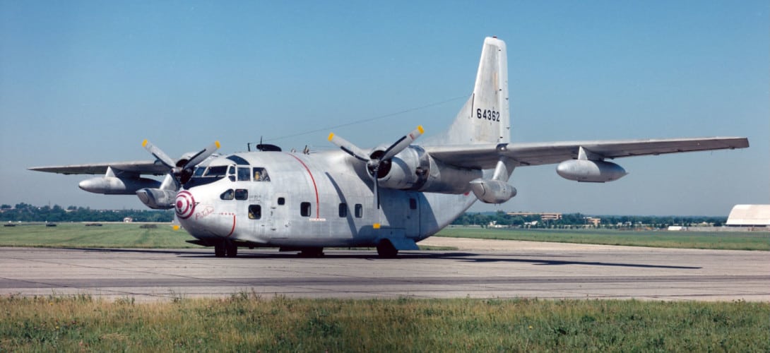Fairchild C 123K Provider at the National Museum of the United States Air Force.