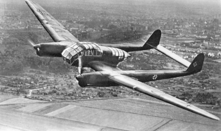 Focke Wulf Fw 189 reconnaissance aircraft.
