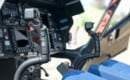 Helicopter cockpit horizontal