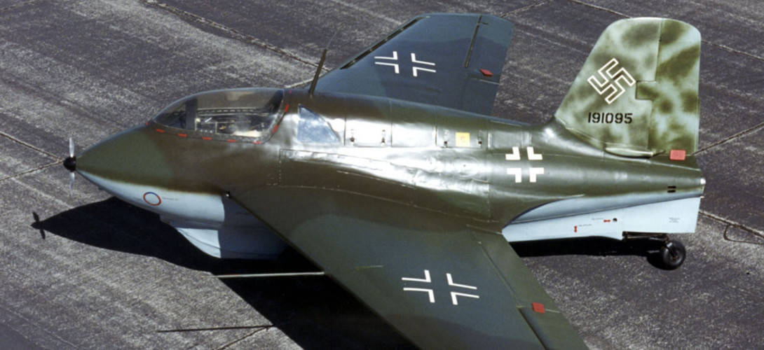 Messerschmitt Me 163B at the National Museum of the United States Air Force.