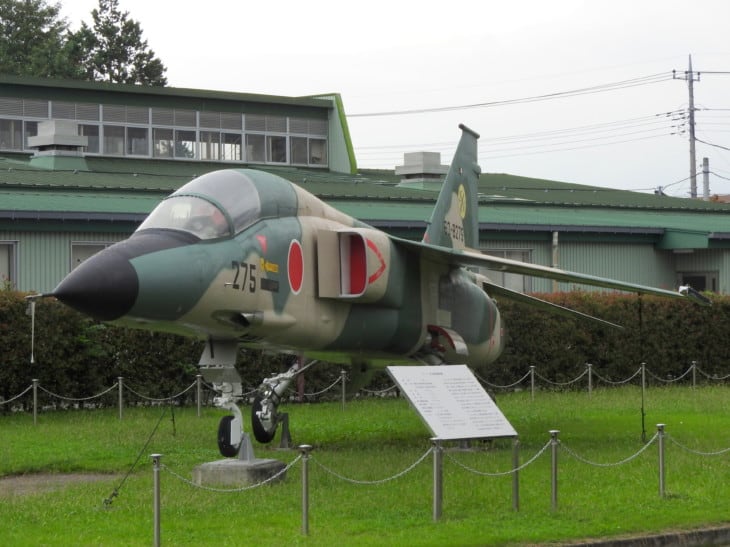 Mitsubishi F 1 60 8275 on display at Fuchu Air Base Tokyo