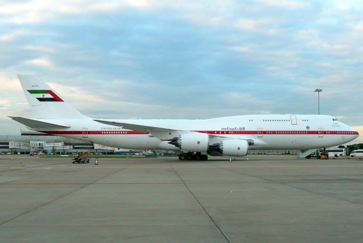 Abu Dhabi Amiri Boeing 747 8