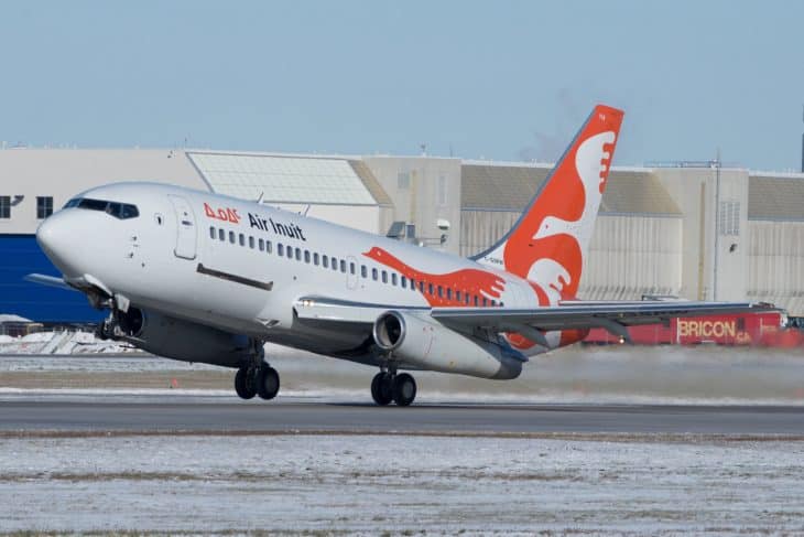 Air Inuit Boeing 737 200 departure