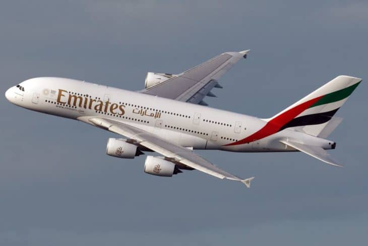 Airbus A380 861 Emirates