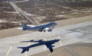Boeing YAL 1 landing at Edwards Air Force Base