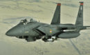 F 15E Strike Eagle over Afghanistan.