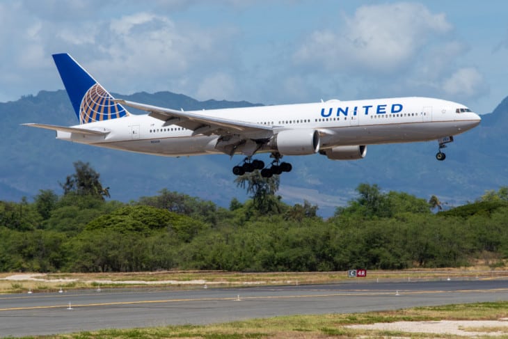 United Airlines Boeing 777 200ER