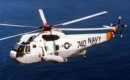 A U.S. Navy Sikorsky SH 3H Sea King anti submarine warfare helicopter.