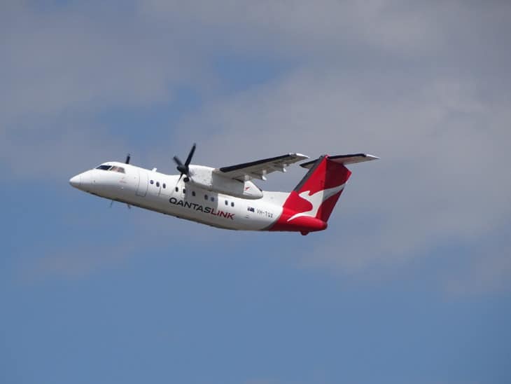 Qantaslink Bombardier Dash 8 Q200 VH TQX.