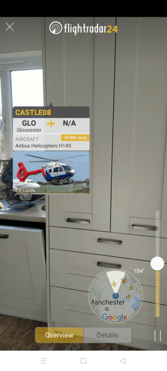 flightradar24 virtual reality mode on smartphone app