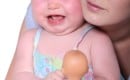 Mother with crying baby
