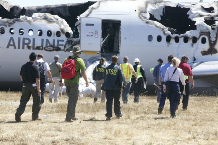 NTSB Investigators on scene at crash of Asiana Flight 214