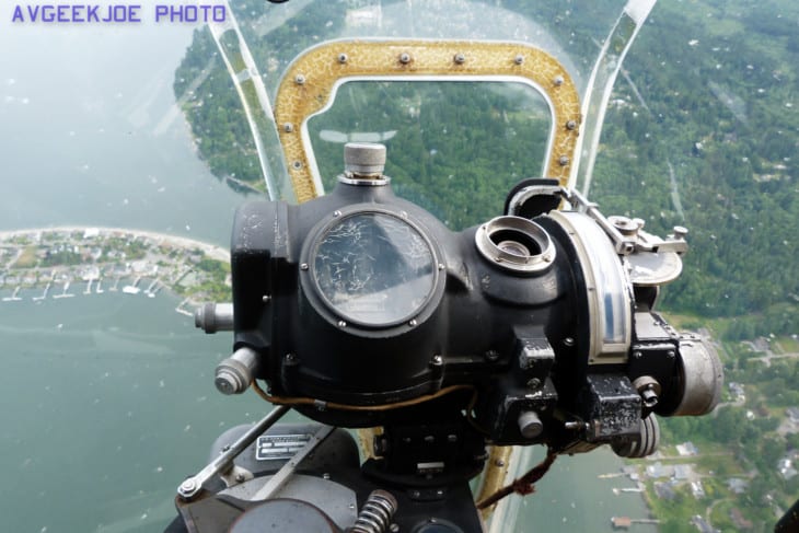 Norden Bombsight in B 17G Flying Fortress