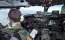 RAF E 3D Sentry AEW1 Pilot in the Cockpit