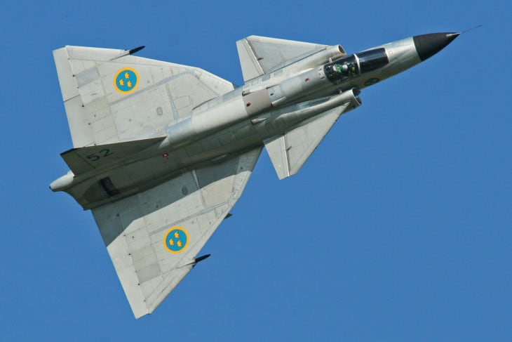 Saab AJS 37 Viggen Swedish Air Force.
